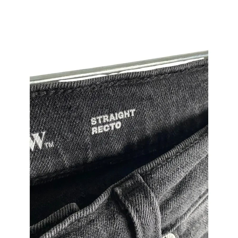 Goodfellow & Co Black Gray Straight Jeans Mens 31x31 Capsule Minimalist Stretch